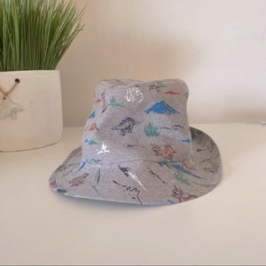 Toddler Dinosaur Fedora (somewhat smashed)